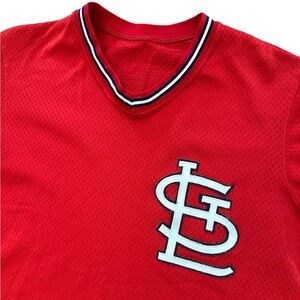 Vintage St. Louis Cardinals USA Made Red Baseball Jersey Size Medium MLB Women’s